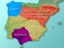 Reparto de la Península Ibérica al principio del s.V.