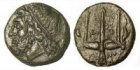 un bronce de Hierón II de Siracusa acuñado sobre el 270 a.C., unas decenas de (...)