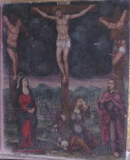 Maria Magdalena al pie de la Cruz -Monasterio de Santes Creus, Tarragona-