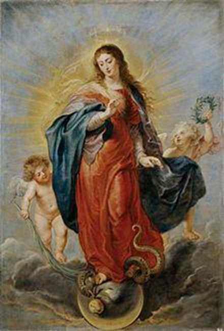 La Inmaculada Concepción por Peter Paul Rubens, en el Museo del Prado