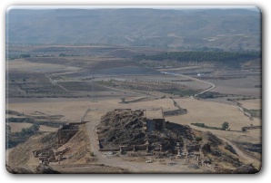 Foro y valle al fondo. Archivo de Bilbilis.