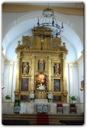 RETABLO MAYOR DEL TEMPLO PARROQUIAL DE GUADALCÁZAR.