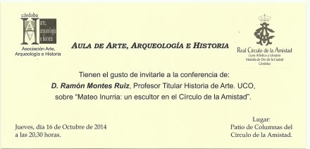 Invitación al acto